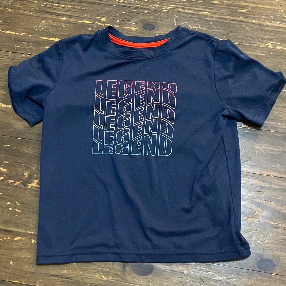Xersion Kids Navy Blue 'Legend' Graphic Tee